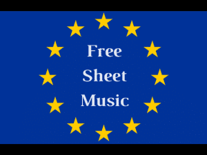 Free sheet music – the Eurovision fanfare, The Prelude of the Te Deum