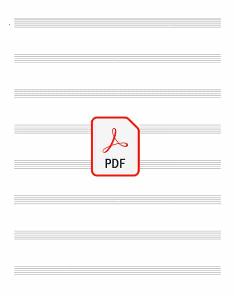 Blank Sheet Music - Free Printable PDF